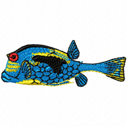 Fishes Embroidery Design 6